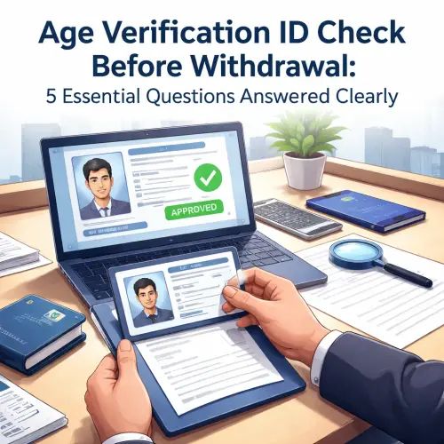 age verification ID check before withdrawal
