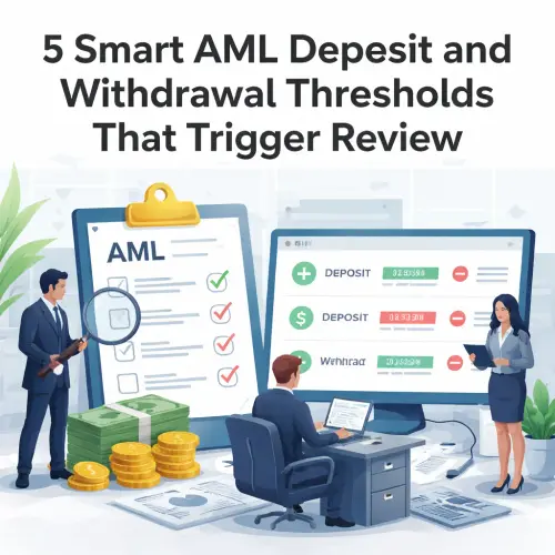 AML deposit withdrawal thresholds trigger review