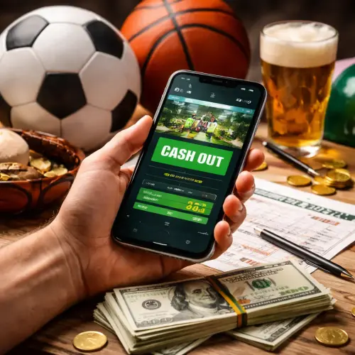 Cash-out in sports betting, cash out sports betting, when to cash out a bet, sports betting profit taking