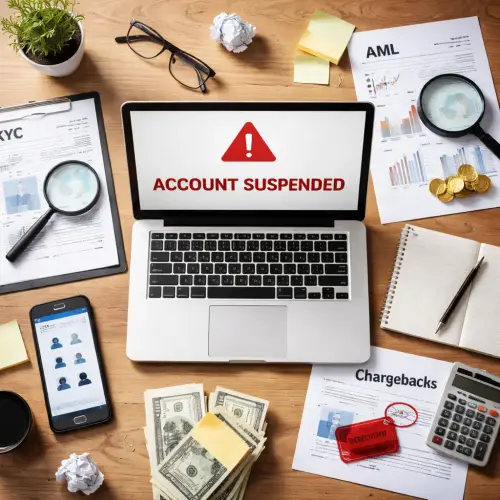 common triggers for account suspension, account suspended, account suspension triggers, KYC account suspension