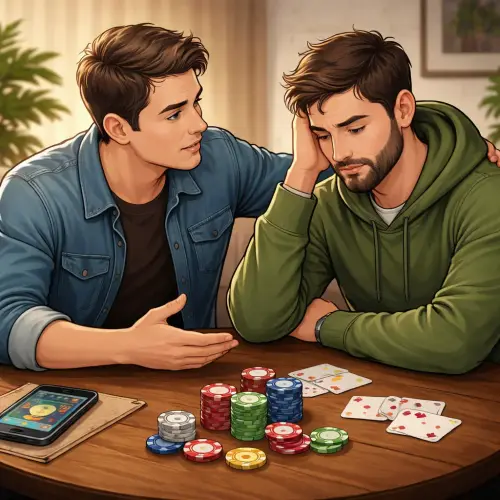 confronting a friend about problem gambling