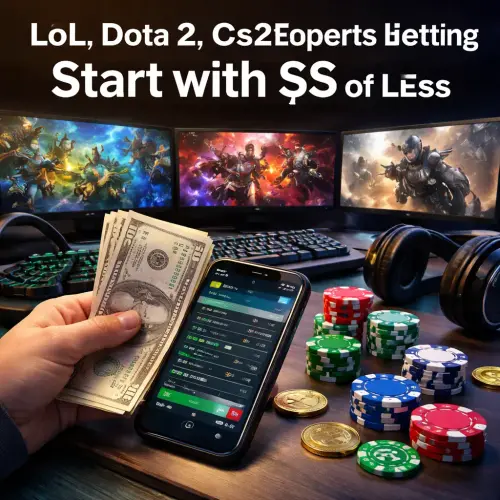 esports betting start with $5