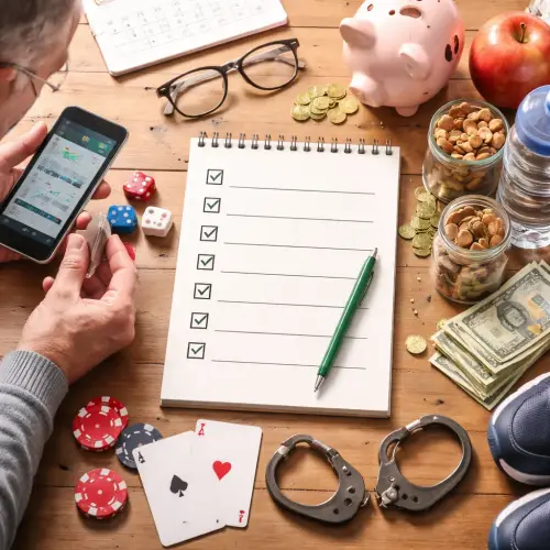gambling harm reduction, small steps to reduce gambling, gambling self-help tips