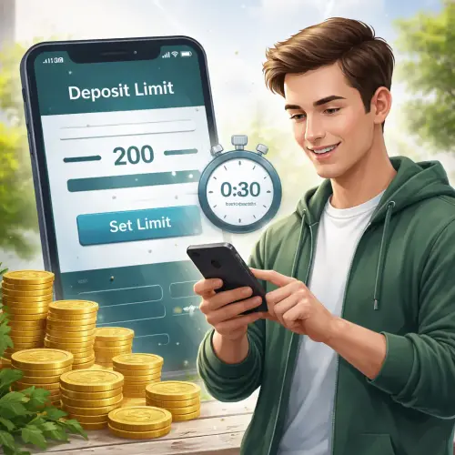 set deposit limits on Gbet